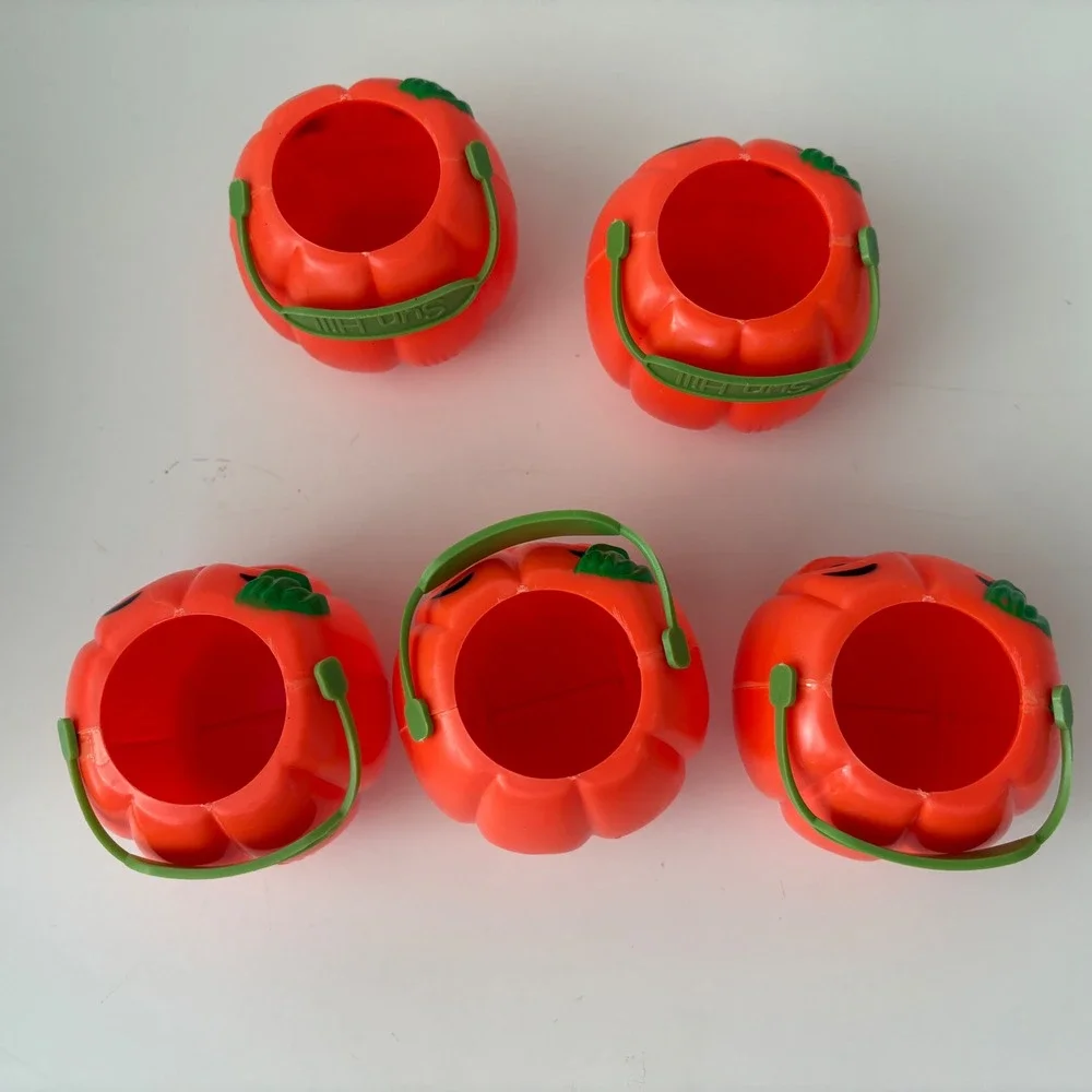 Sun Hill Halloween Pumpkin‎ Candy Buckets Treat Holders Party Favors Set of 5